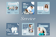 Dentist Instagram Template| CANVA, a Social Media Template by Azruca (Thumbnail 11 of 17)