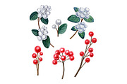 Christmas set, an Object Graphic by Watercolor life (Thumbnail 3 of 4)