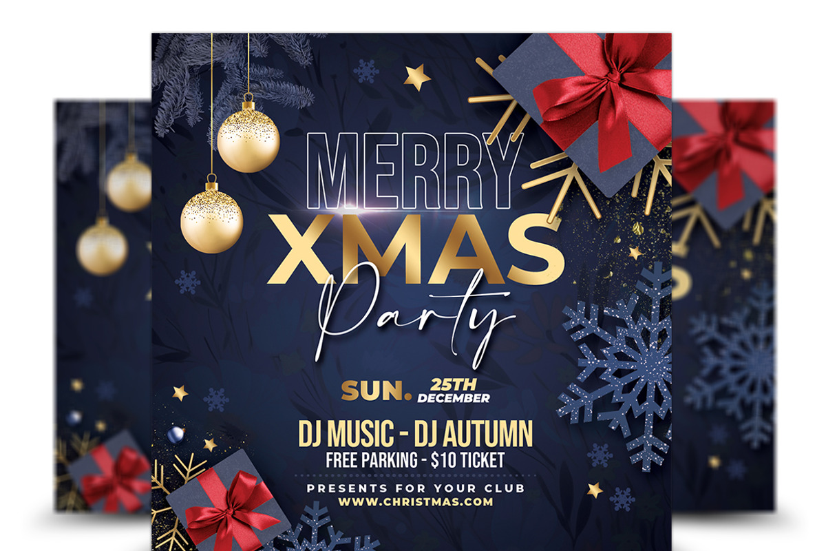 Christmas Flyer, a Flyer Template by AfzaalGraphics (Photo 1 of 2)