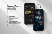 Fitness Instagram Reels Template, a Social Media Template by DigiPax (Thumbnail 6 of 11)