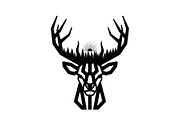 Artistic Geometric Deer Head Bundle, an Illustration by yasushie (Thumbnail 31 of 31)