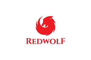 Red Wolf Logo, a Branding & Logo Template by ashenterprise