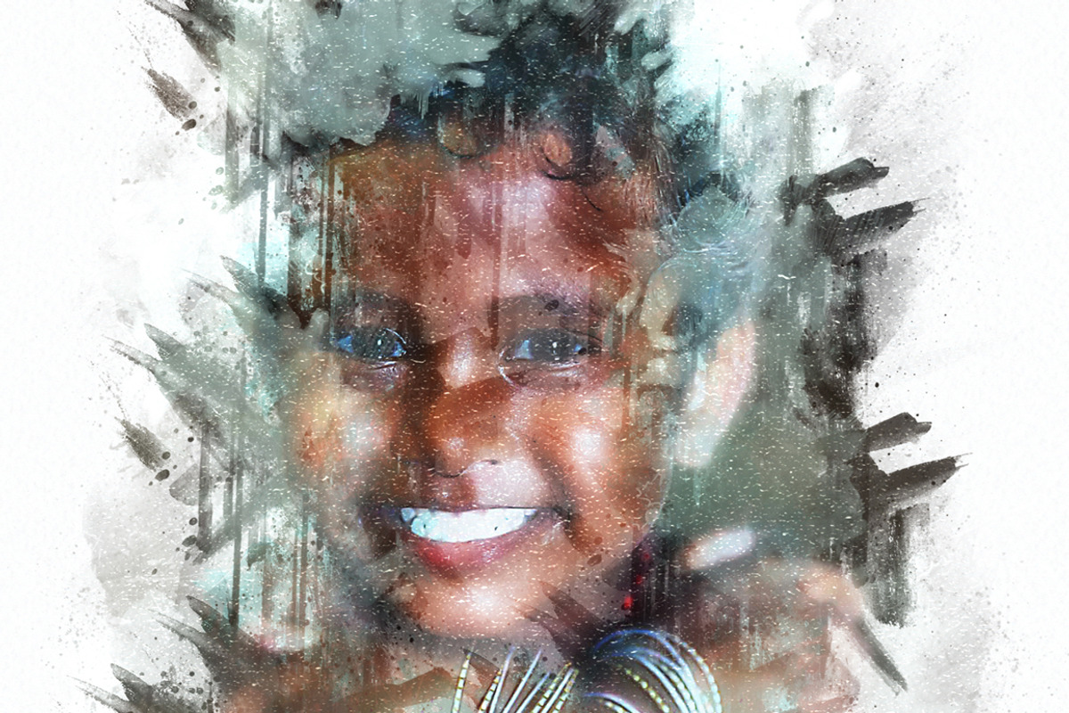Paint Watercolor Photoshop Action, an Action Add-On by MRI STUDIO (Photo 6 of 8)
