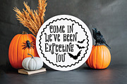 Halloween Door Signs SVG Bundle, an Illustration by OldMarket Designs (Thumbnail 6 of 10)