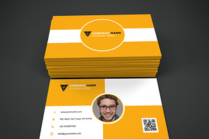 Corporate Business Card, a Business Card Template by GaiaaDesigns