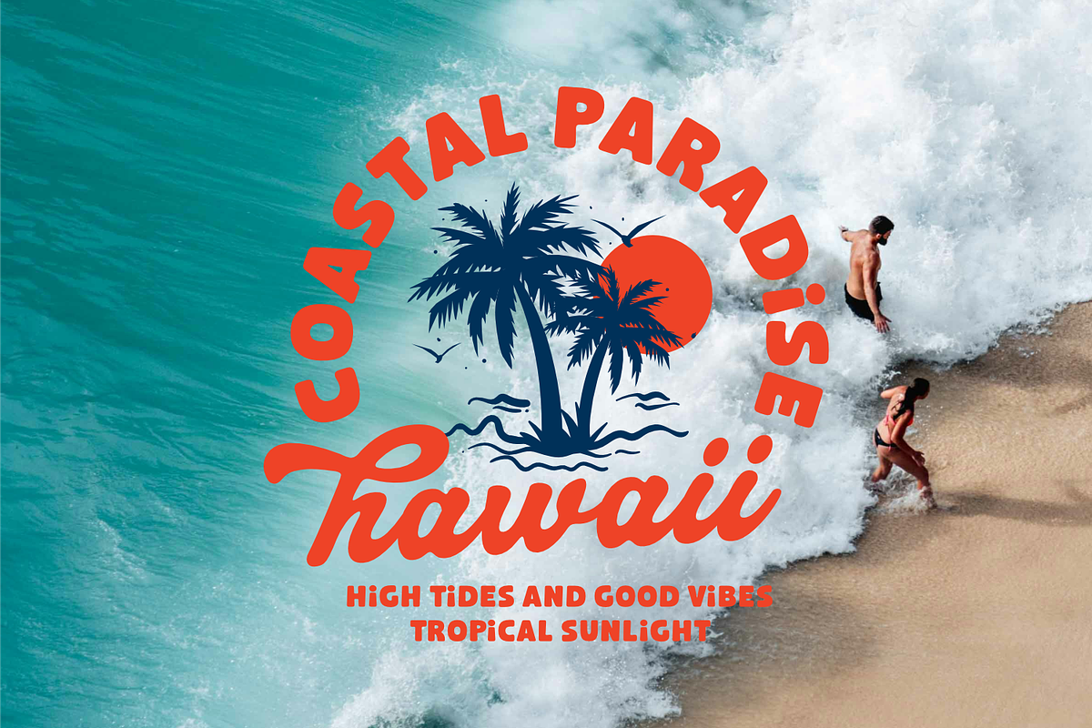 Tropical Sunlight - Mix Retro Font, a Sans Serif Font by Keithzo (Photo 4 of 11)