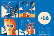 16 AirTravel Illustrations, a Decorative Illustration by Alexander Baidin (Thumbnail 10 of 12)