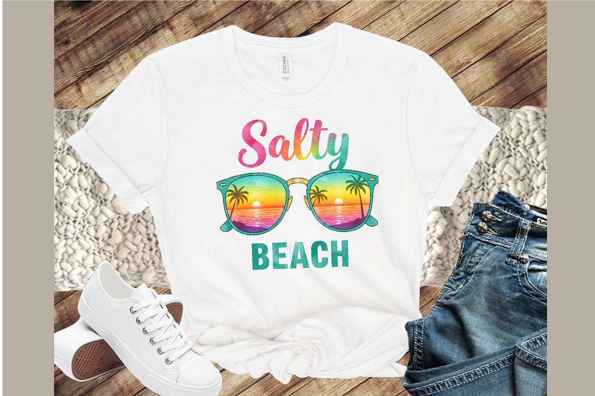 Salty Beach Summer Vibes PNG, an Illustration by Sublimation Artist (Photo 4 of 6)