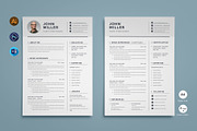 Resume CV (3 page), a Resume Template by Pxl_graphic (Thumbnail 1 of 7)