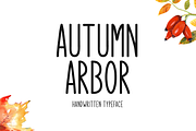 Autumn Arbor Typeface, a Script Font by Seemly Fonts (Thumbnail 1 of 3)