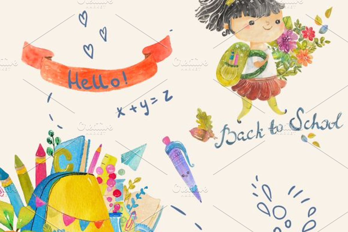 School children collection, an Education Illustration by JaneLane (Photo 4 of 5)