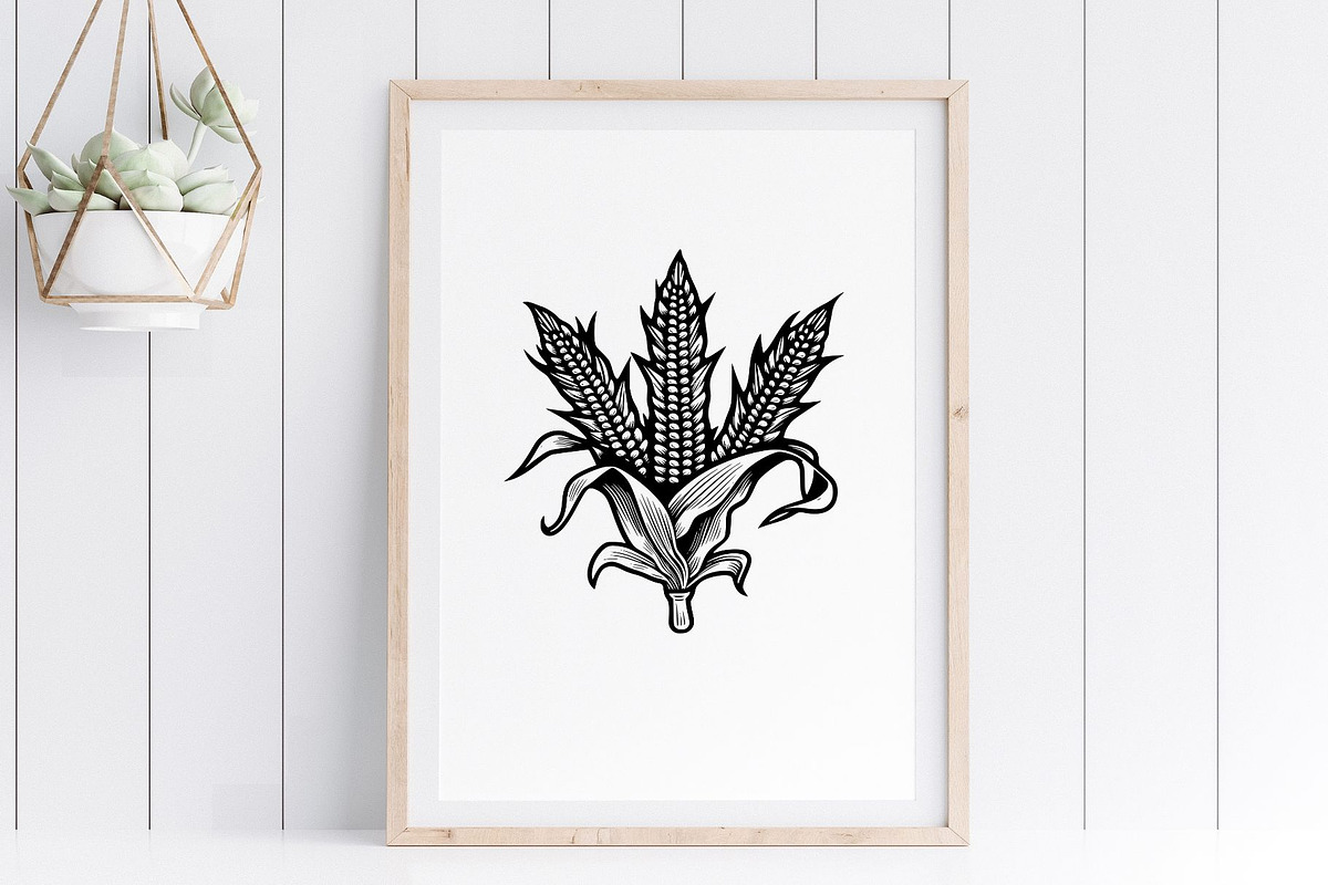 Corn Svg - Corn Clipart, an Illustration by YouniqueArtwork (Photo 4 of 5)