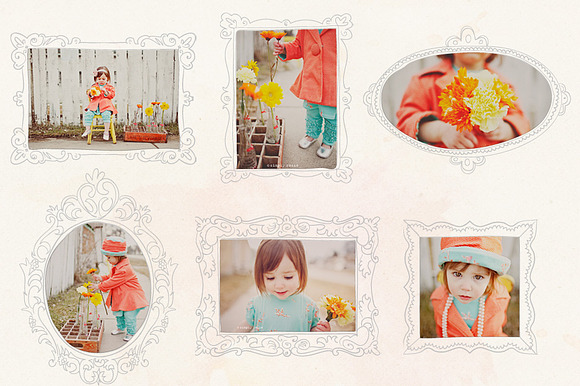 Vintage Doodle Frames preview 4