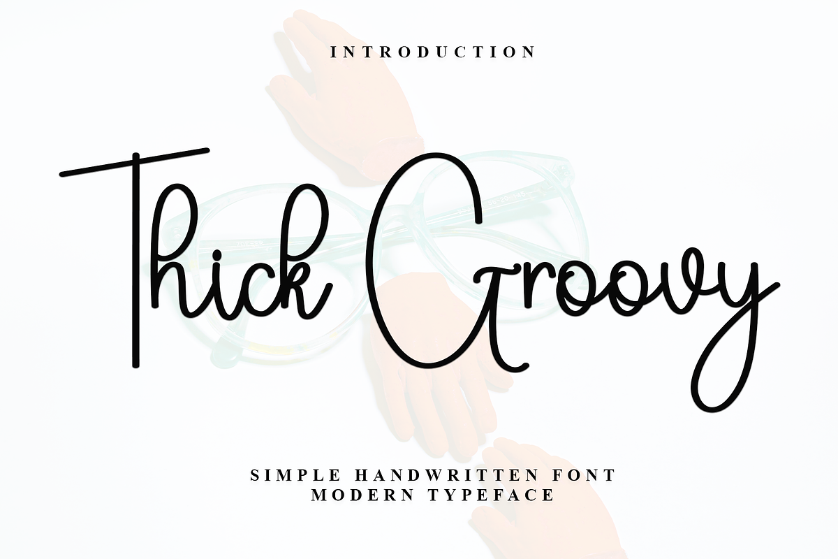 Thick Groovy, a Handwritten Font by InermediaSTUDIO (Photo 1 of 7)