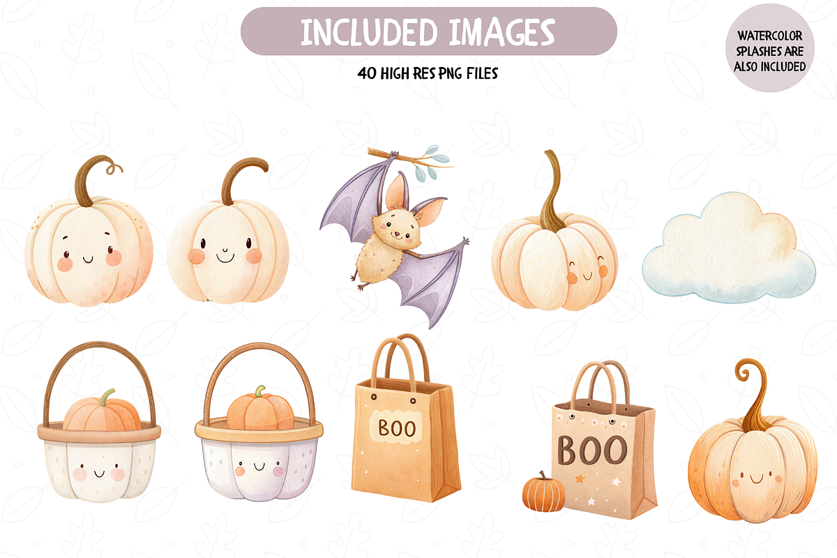 Trick or Treat Clipart, an Illustration by TatiMockup (Photo 4 of 6)