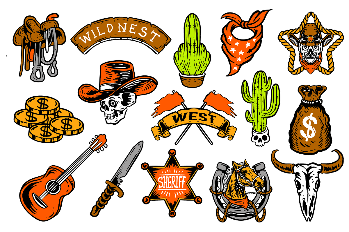 THE WESTERN BANDIT COWBOY SERIES, an Illustration by Ramoniskull (Photo 4 of 8)