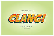 Comic and Cartoon Text Effects (AI), a Layer Style Add-On by Vector Galore (Thumbnail 9 of 11)