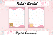 Sweet Treats Cute Stationery, a Stationery Template by Pixels N Bows (Thumbnail 3 of 4)
