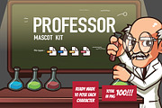 Professor Mascot Kit, an Illustration by Diditpranata (Thumbnail 1 of 5)