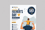 Fathers Day Celebration Flyer, a Flyer Template by MightyDesign (Thumbnail 4 of 8)