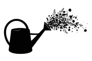 Floral Watering Can Design Bundle, an Illustration by Gaye Art (Thumbnail 25 of 31)