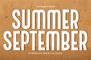 Summer September, a Script Font by FreshTypeINK (Thumbnail 1 of 7)