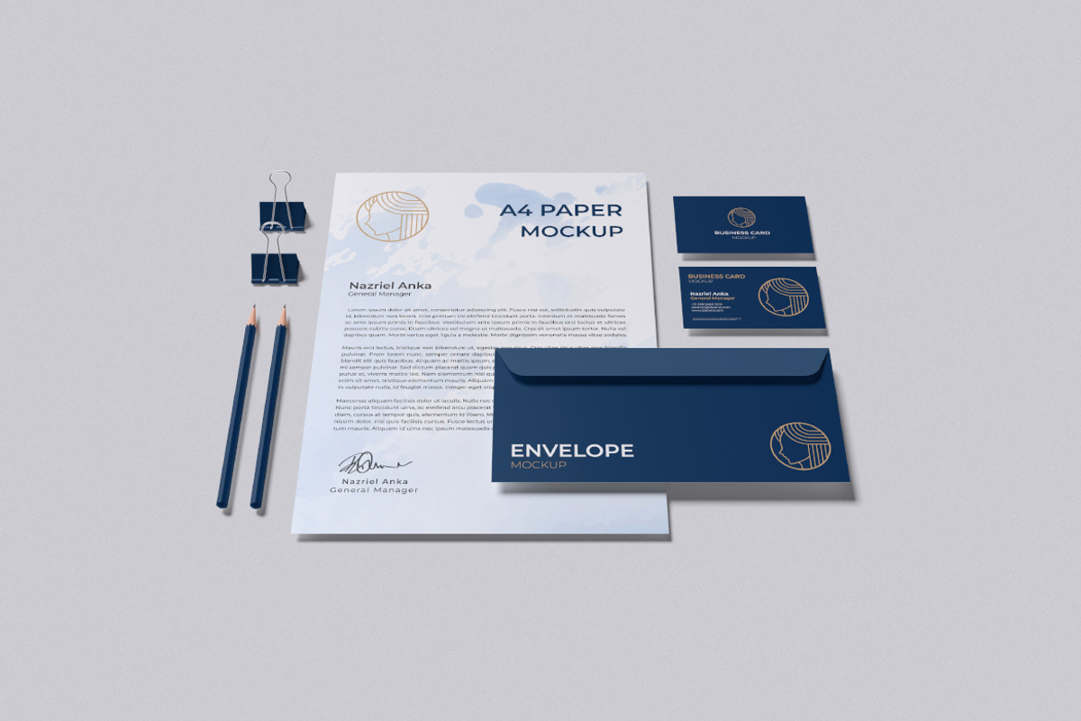 Stationary Mockup, a Product Mockup by swsi-studio (Photo 3 of 5)