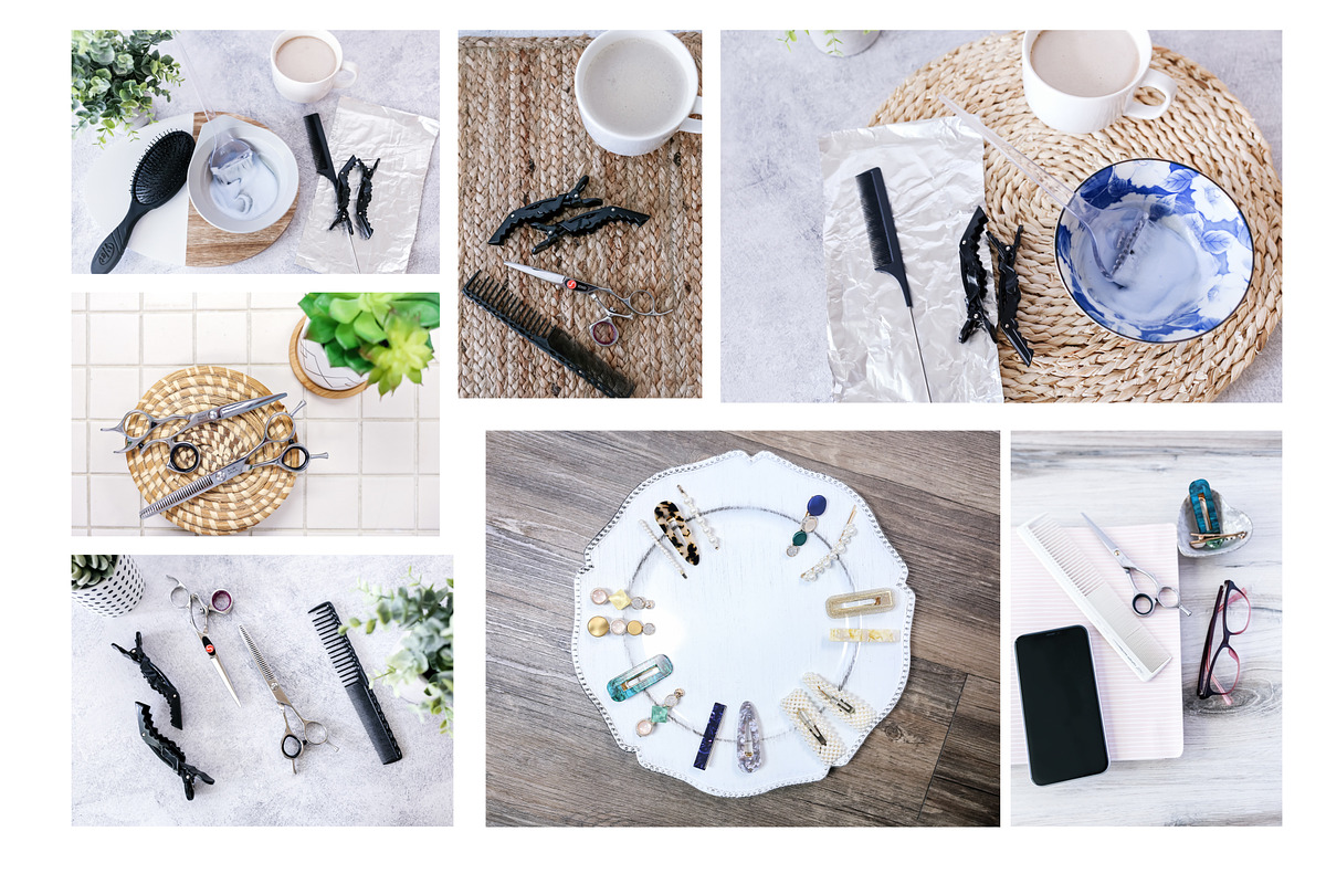 Hairstylist Bundle Stock Photos, a Beauty & Fashion Photo by SunnyTangerine Stock (Photo 5 of 7)