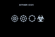 Retro Futuristic Dither Graphic, an Object Graphic by BonkiStudio (Thumbnail 3 of 6)