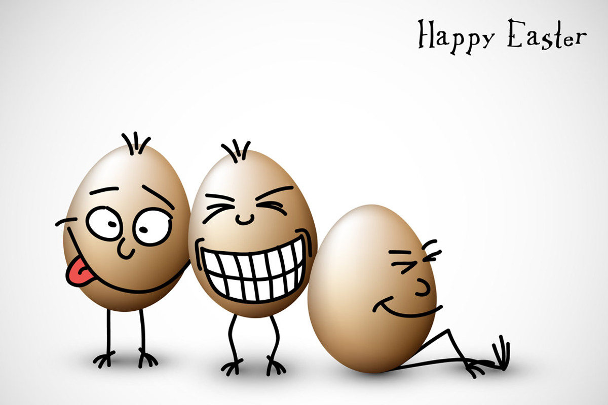 Happy Easter Funny Card, a Card Template by Orson