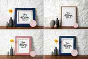 Rustic Picture Frame Mockup Bundle, a Product Mockup by wings of design (Thumbnail 3 of 9)