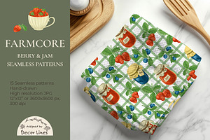 Farmcore Berry & Jam Patterns