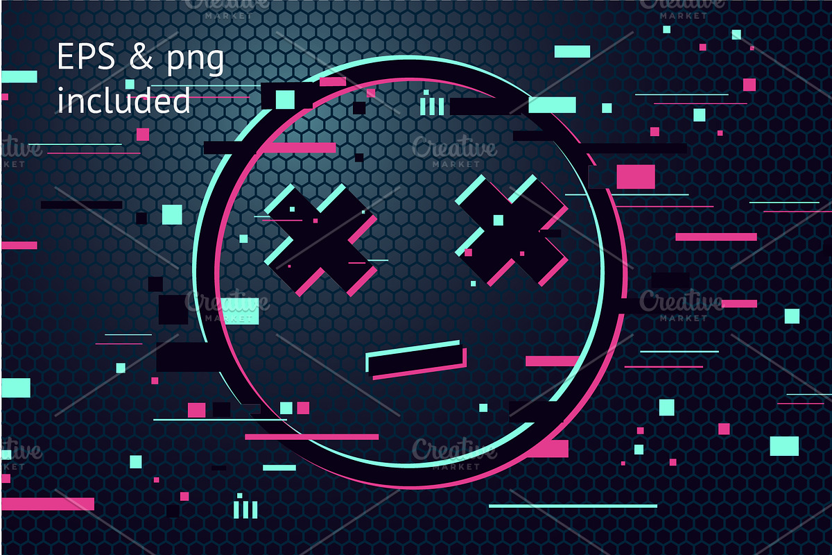 Glitch Vector Elements, a Templates & Theme by ne2pi (Photo 3 of 5)