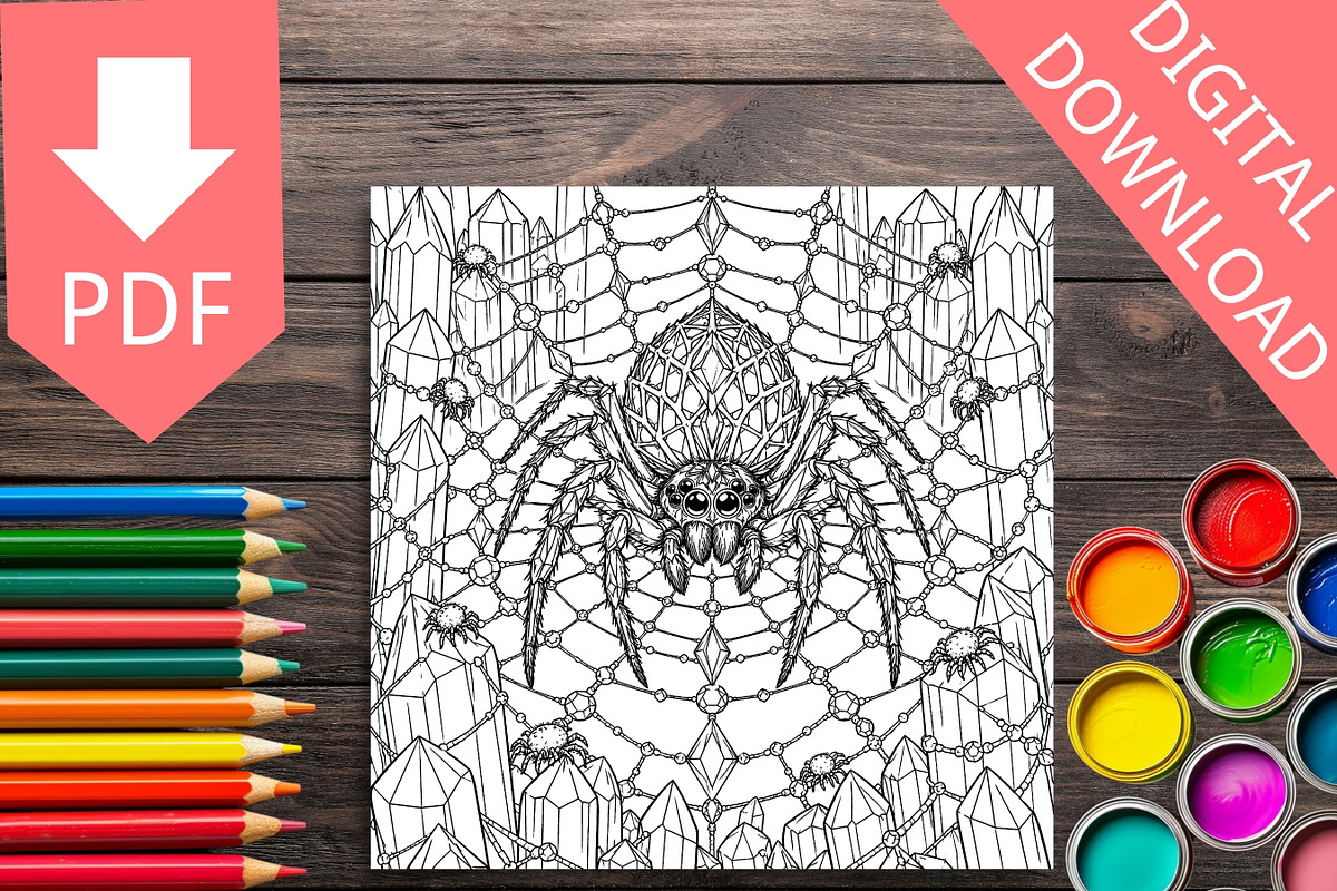 Alien Wildlife Coloring Pages Bundle, a Brochure Template by LA Design (Photo 5 of 10)
