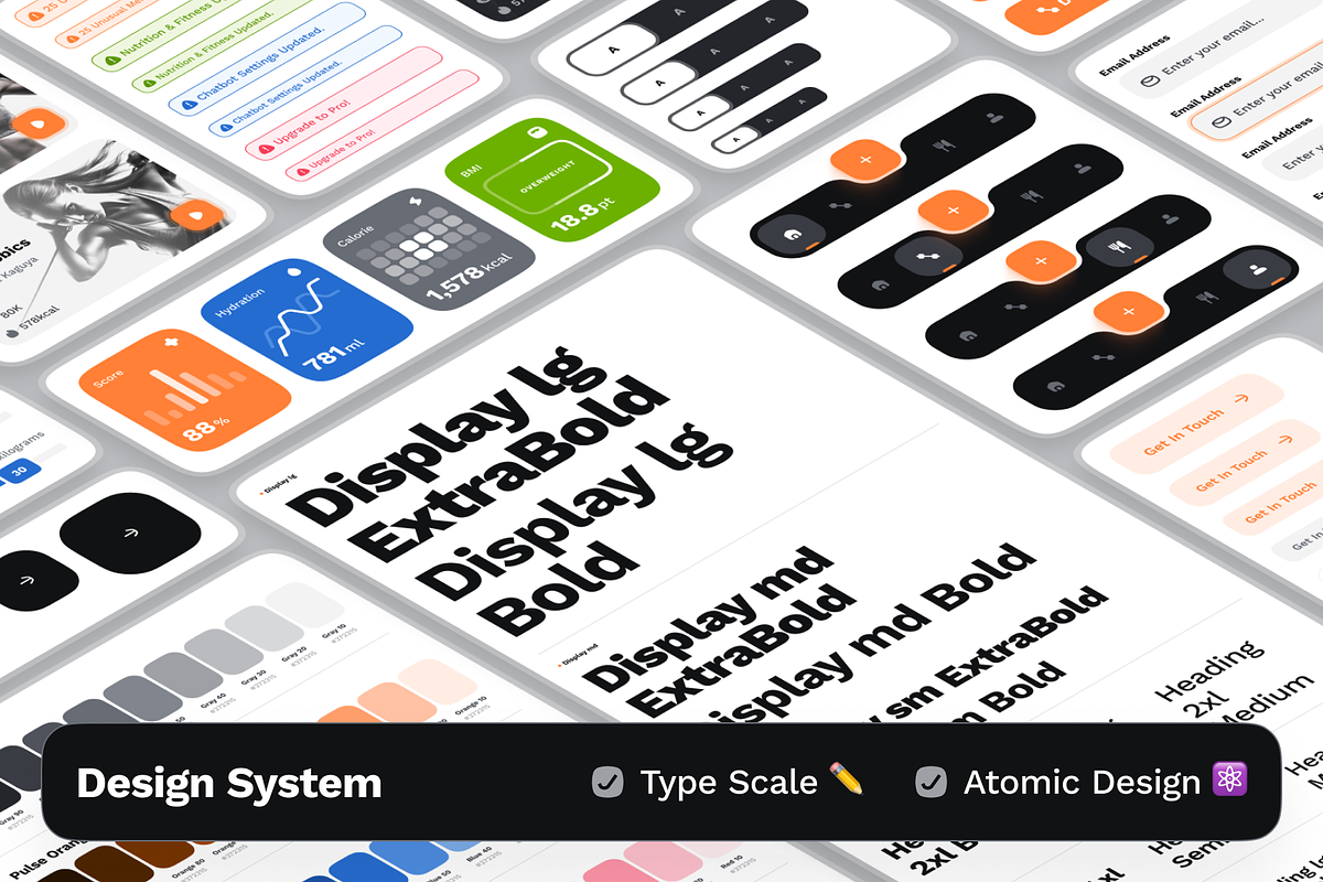 sandow UI Kit: AI Fitness & Diet App, an UI Kit Template by strangehelix.bio (Photo 9 of 9)