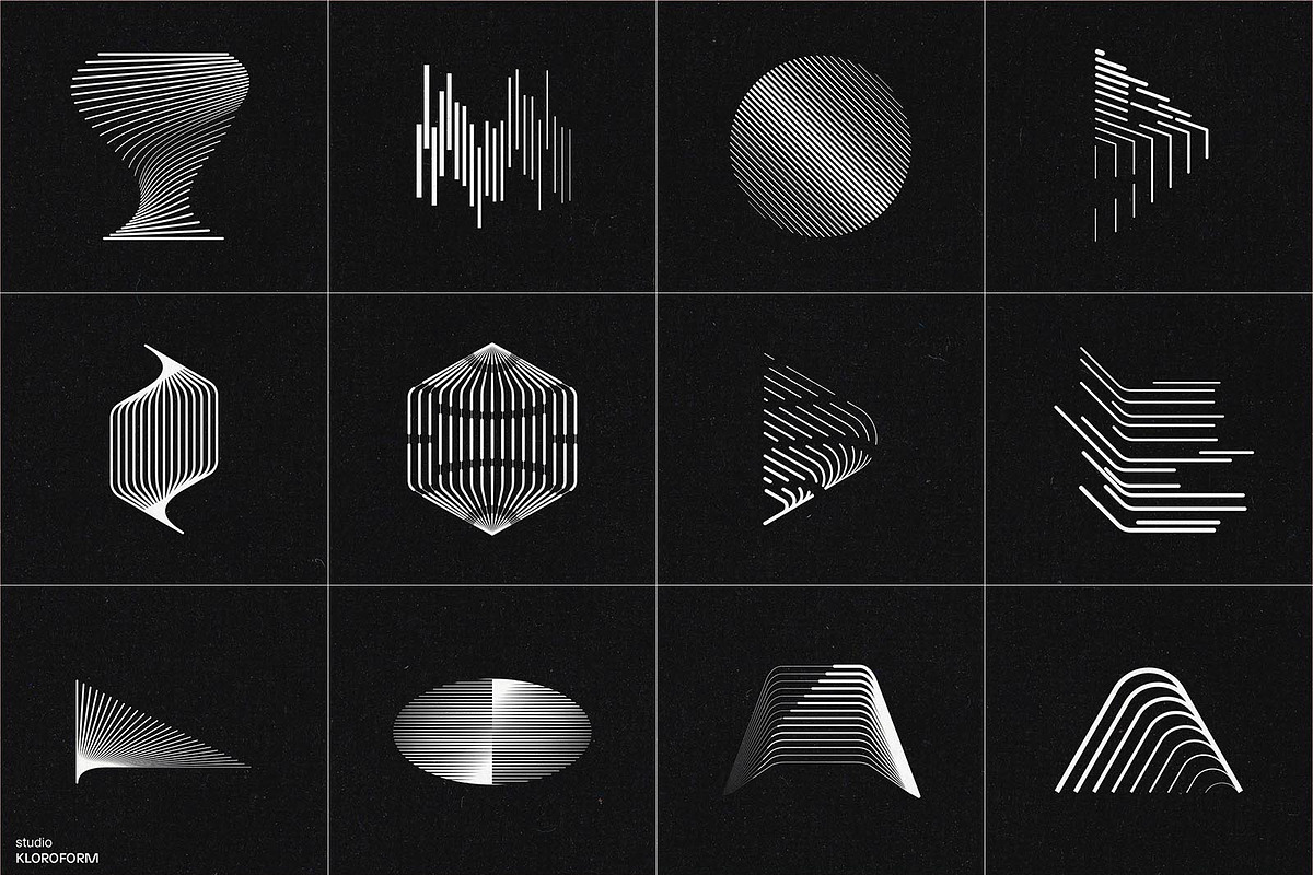 Line Logic - 240 Vector Objects, an Outline Icon by kloroform (Photo 7 of 13)