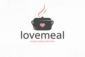Love Meal Vector Logo Template, a Branding & Logo Template by vectorwithin