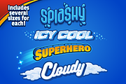 Cartoon Graphic Styles and Logo Kit, a Layer Style Add-On by Vectricity Designs (Thumbnail 7 of 10)