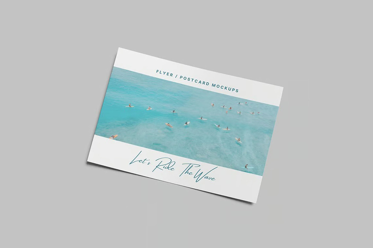 Flyer / Postcard Mockups, an Advertising Mockup by Se٧enStudio (Photo 5 of 5)