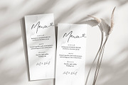 Wedding Menu Template SQF07, an Invitation Template by ResumeFabs (Thumbnail 1 of 6)