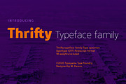 Thrifty, a Sans Serif Font by Typogama (Thumbnail 1 of 10)