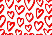 Heart seamless pattern, a Graphic by Volyk (Thumbnail 2 of 4)