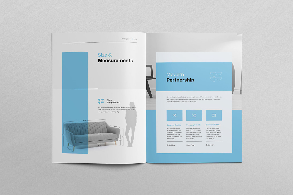 FLORA | Product Catalog Template, a Brochure Template by KreateTribe (Photo 4 of 10)