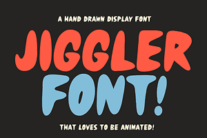 Jiggler Font