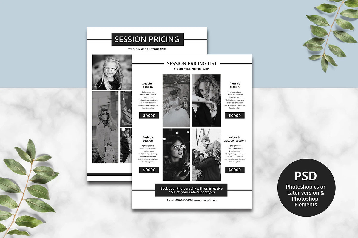Photographer Pricing Flyer, a Flyer Template by Template Shop (Photo 2 of 4)