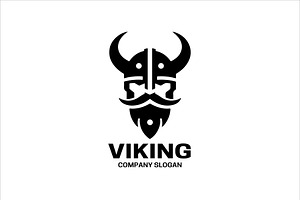 Viking Logo Design Vector Template., a Branding & Logo Template by Vectorium Studio