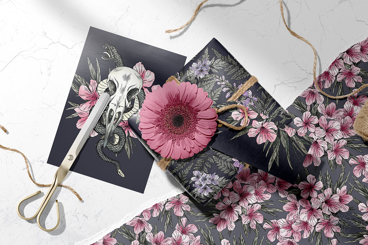 POISON | Watercolor HALLOWEEN set, a Decorative Illustration by Tanya Vollar (Photo 2 of 16)