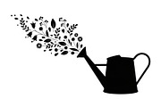 Floral Watering Can Design Bundle, an Illustration by Gaye Art (Thumbnail 22 of 31)