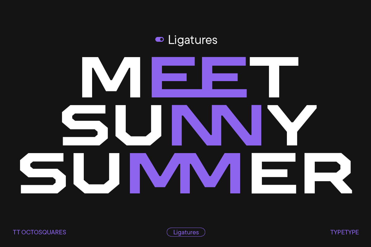 TT Octosquares Expanded, a Sans Serif Font by TypeType (Photo 5 of 6)