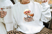 Funny Summer Skeleton Clipart, an Illustration by Sublimation Artist (Thumbnail 4 of 6)